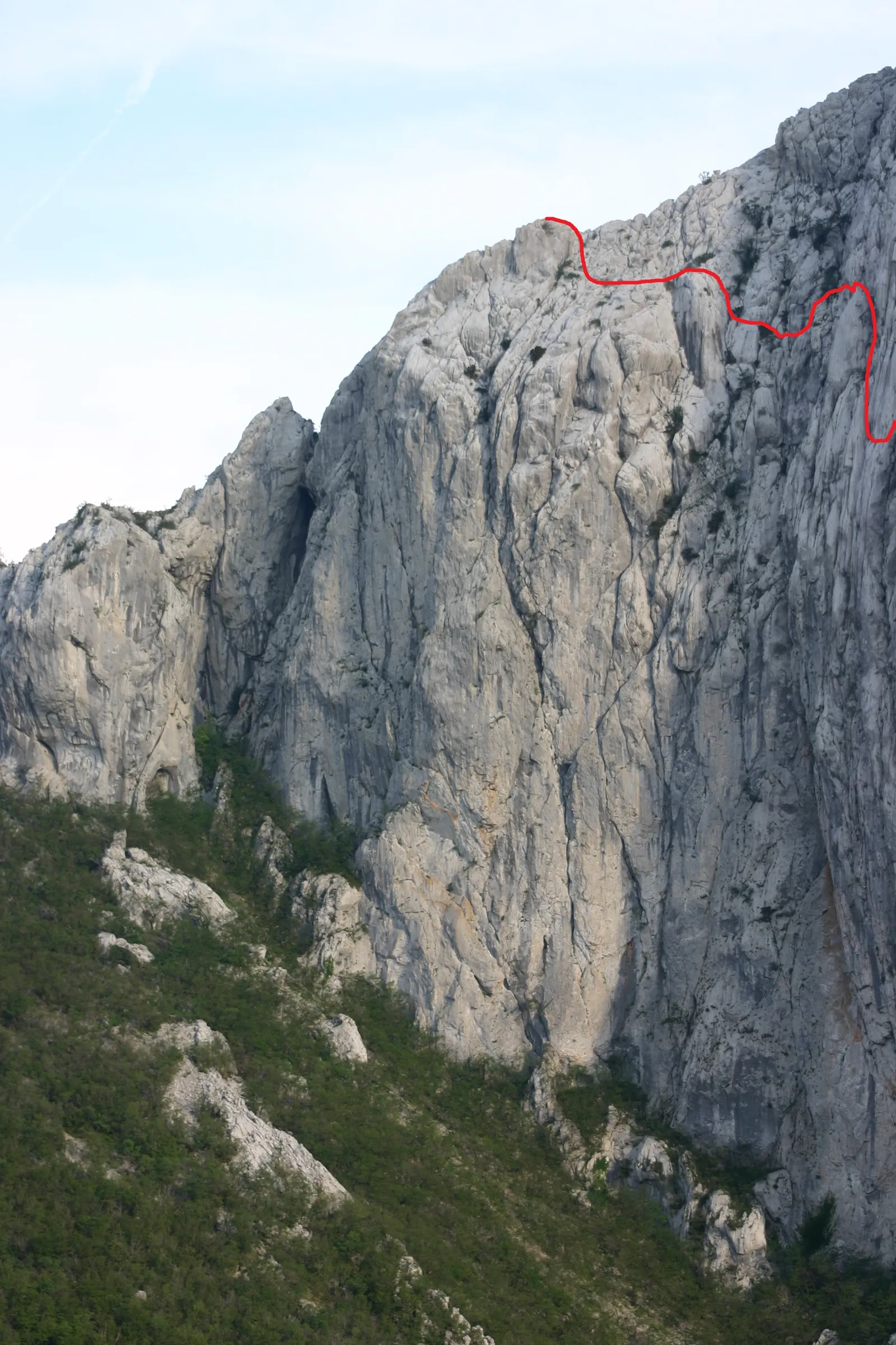 Sjeverna stijena - lijevo